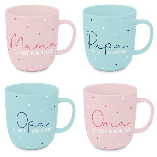 Kaffeebecher mama papa - kaffeebecher,