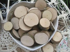 20 x Holzscheiben Astscheiben
