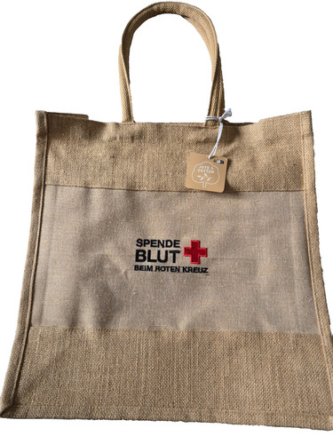 Jutetasche drk deutsches - jutetasche,
