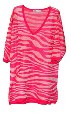 Zara Strickkleid Tunika lurex