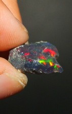Black opal rough - black,