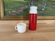 Vintage DDR Thermoskanne Rot |