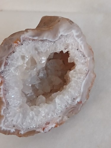 Achat geode bergkristall druse - bergkristall,