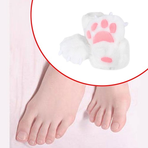 Fuzzy animal paw hausschuhe - fuzzy,