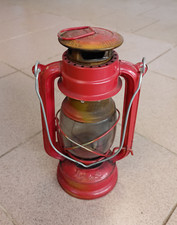 ÖL LAMPE Sturmfest Petroleumlampe Dochtlampe CAMPINGLAMPE Rarität