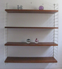 String Regal Walnuss HBT 100 x 80 x 20cm,  weiß oder  schwarz, orig. Strinning