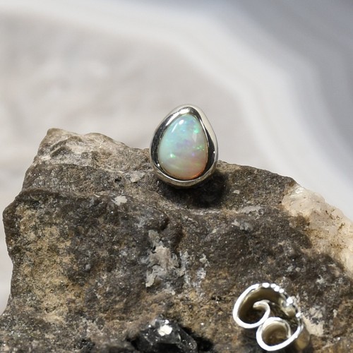 Edelopal ohrring 925er - ohrring,,