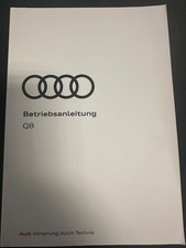 AUDI Q8  Betriebsanleitung  Bedienungsanleitung - Handbuch ohne Eintrag/Blanko