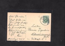 DR., Fernkarte aus Marienburg mit BP-St. Dirschau- Eydtkuhnen