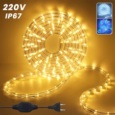 220V LED Lichterschlauch Außen Lichtschlauch Lichterkette Streifen Wasserdicht