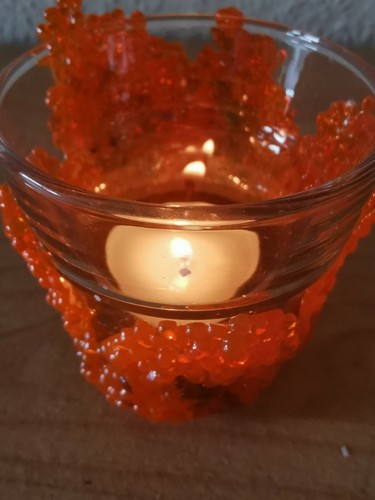 Teelichtglas mit - teelichtglas,