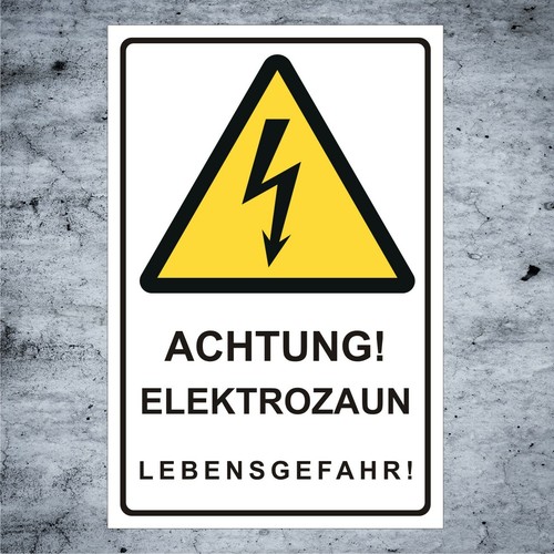 Elektro zaun lebensgefahr - elektro,