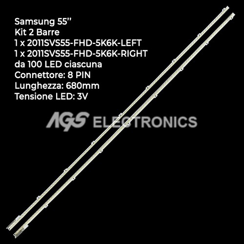 Kit barres 100 - kit, led