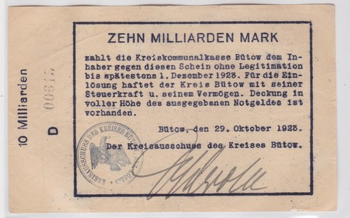 Milliarden mark banknote - mark,