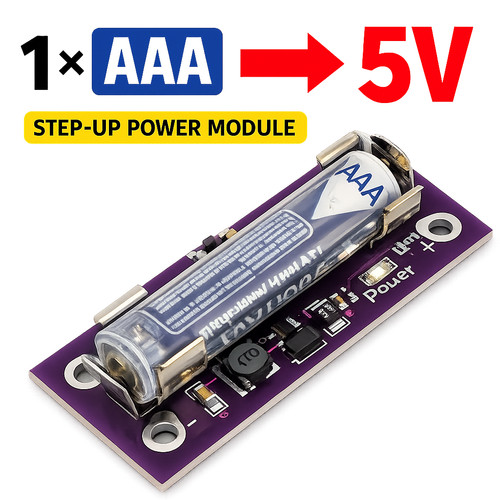 Aaa batterie auf - 5v, step-up