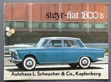 Prospekt  Steyr Fiat 1800 B  von 1965