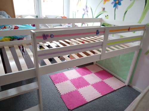 Halbhohes kinderhochbett - halbhohes,