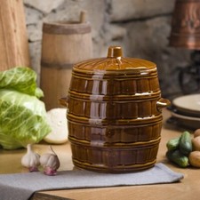 Keramikfass sauerkrauttopf - keramikfass,