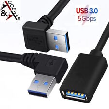 30cm USB 3.0 Winkel 90° Kabel Verlängerung Verlängerungskabel Buchse Stecker