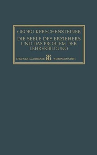 Die seele des erziehers - seele,