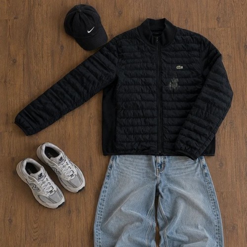 Lacoste quilted hybrid - quilted,