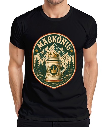 Maßkönig bierkrug krone - bierkrug,