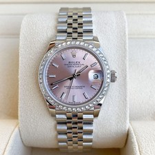 Rolex Datejust 31mm 2025 Full Set UNWORN Diamanten Pink 278240 Diamond