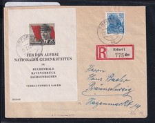 DDR Block 14 u.a. auf Brief