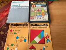 DDR-Mathematiklehrbuch Kl. 2, passend Unterrichtshilfen Kl.2+Arb.hefte,Konvolut