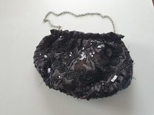 Handtasche Clutch Schwarz