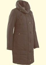 Schwangerschaftsmantel in mittelbraun Gr. 38