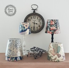 Lampenschirm Klemmschirm Baumwolle Landhaus Vintage Shabby  Skandi  PR Home