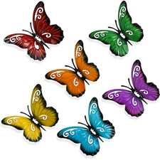 Schmetterlings Wanddeko Metall