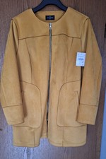 Jacke lang Wildlederimitat