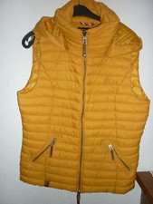 Damensteppweste mit Kapuze