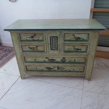Kommode,Sidebord Fichte Farbe grün Altholz