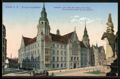 Halle poststraße - a.,