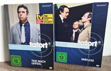 2 DVD: Tatort Essen, Spätlese - Tatort Leipzig, Taxi nach Leipzig - NEUWERTIG