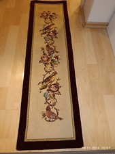 ★Vintage★GOBELIN★Stickerei★ Wandbehang★Tischläufer★Handarbeit★ Vögel★wow★