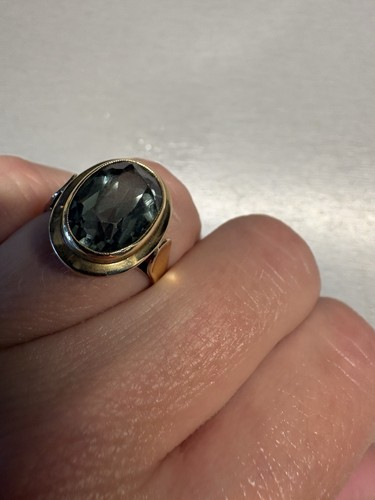 Vintage damenring 585 gelbgold - vintage,
