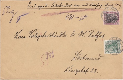 Germania wertbrief von - germania:,