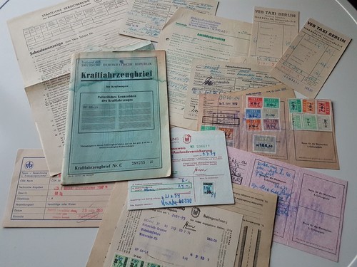Kfz brief kraftfahrzeugbrief - kfz,