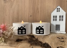 Teelichthalter Maxilicht Weiß