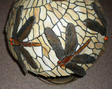 Unikat  Handarbeit Tiffany Tischlampe LiBELLEN ca. 58 cm hoch über 5 Kilo schwer