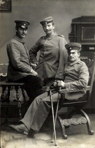 Foto deutsche soldaten in - ak,