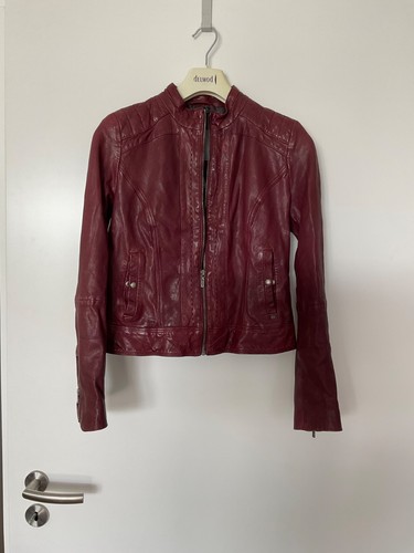 Damen lederjacke boss von - boss,