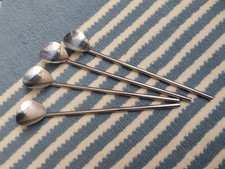 4 Stück Edelstahl Trinkhalm