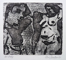 ROLF LINDEMANN  Zwei Frauen , 1981