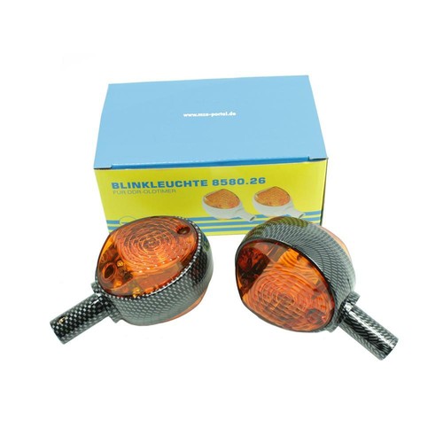 Lenker blinker carbon orange - carbon,