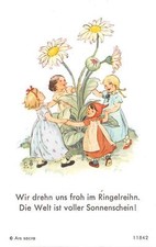 Fleißbildchen Heiligenbild